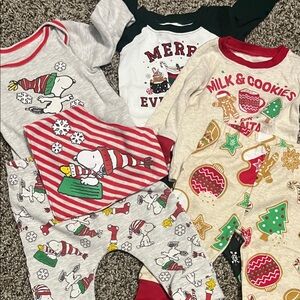 0-3 months Christmas Kids Pajama Set